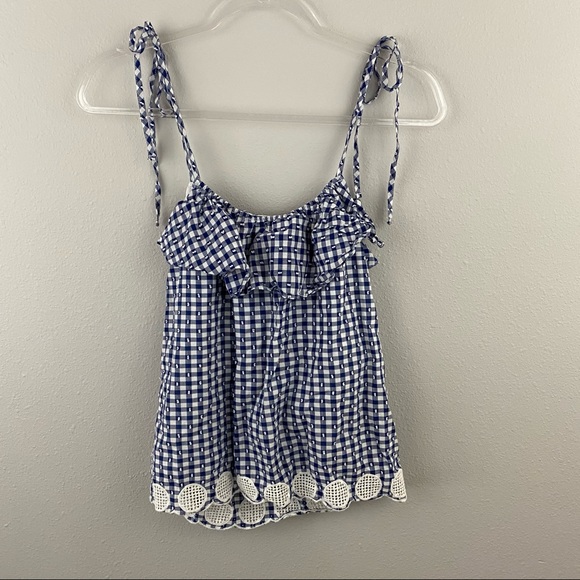 J.Crew • Gingham Ruffle Top - Picture 7 of 7